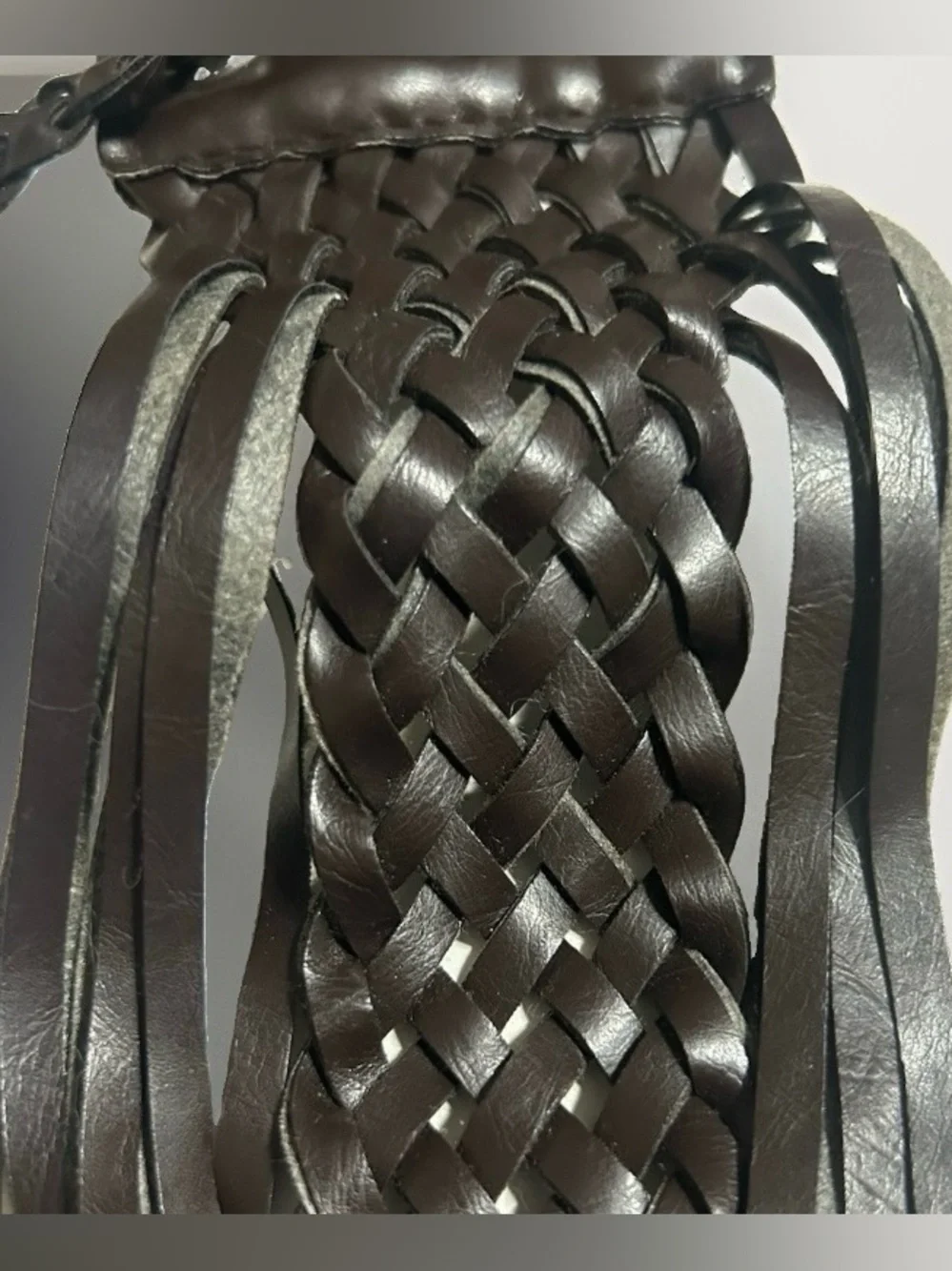 Vintage Statement Belts Woven Braided Leather Textile Choice